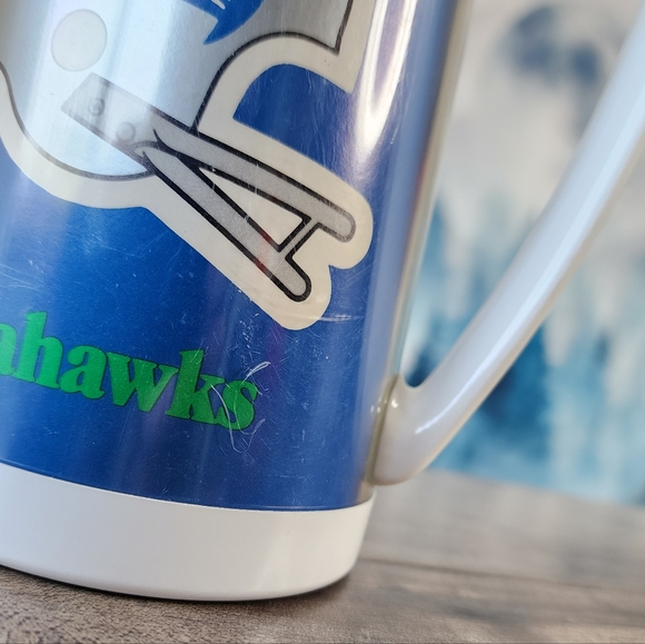 VTG Seattle Seahawks Thermo-Serv Plastic Mug 70s NFL - Picture 13 of 15